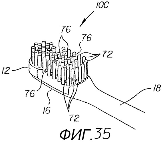 Зубная щетка, обеспечиваемая энергией (варианты) (патент 2309704)