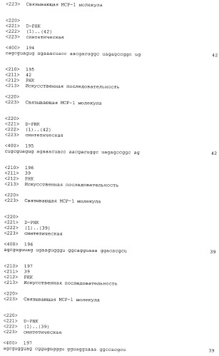 Связывающая мср-1 нуклеиновая кислота и ее применение (патент 2542973)