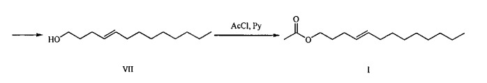 Способ получения (4е)-тридец-4-ен-1-илацетата (патент 2538753)