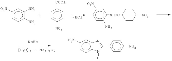 Способ получения 5(6)-амино-2-(4-аминофенил)бензимидазола (патент 2547210)