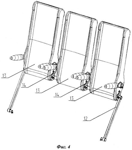 Блок пассажирских кресел (патент 2555885)