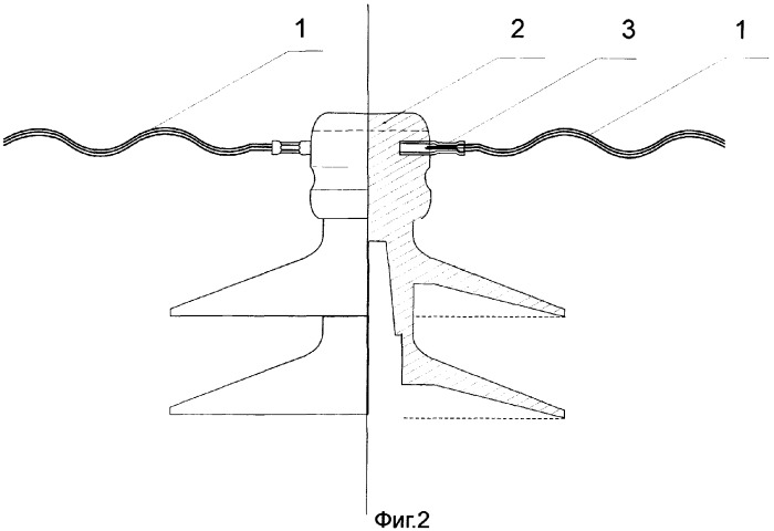 Спиральный зажим с резьбовым креплением к штыревому изолятору (патент 2320043)