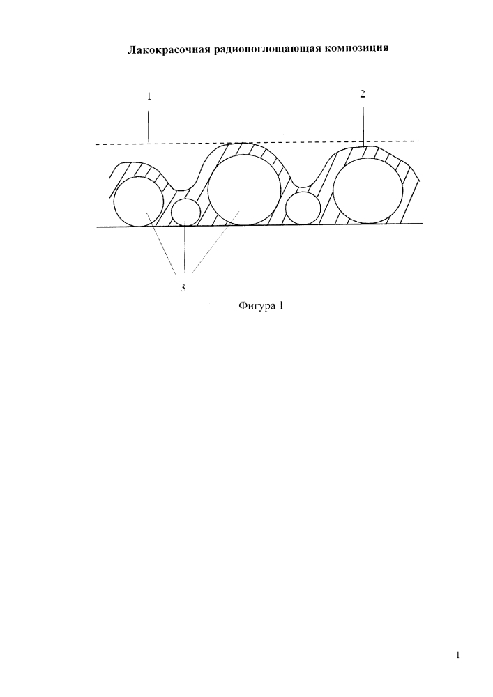 Лакокрасочная радиопоглощающая композиция (патент 2598090)