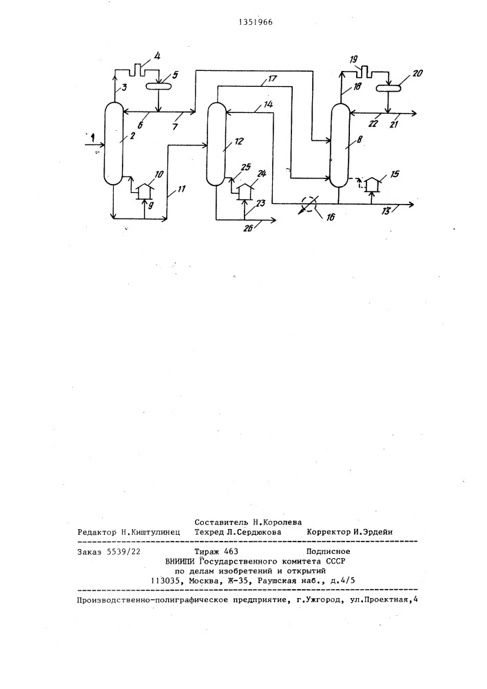 Способ разделения нефтяного сырья (патент 1351966)