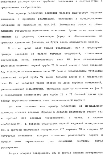 Герметичное трубное соединение с одной или несколькими наклонными опорными поверхностями, выполненное при помощи пластического расширения (патент 2339867)