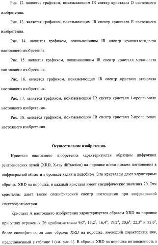 Кристалл производного бензимидазола и способ его получения (патент 2332417)