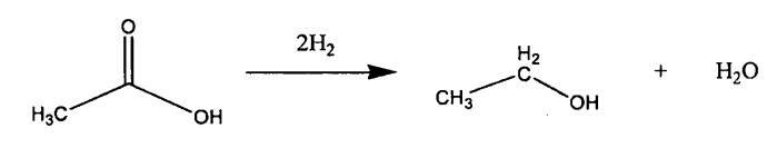 Получение этанола из уксусной кислоты с использованием кобальтового катализатора (патент 2491269)