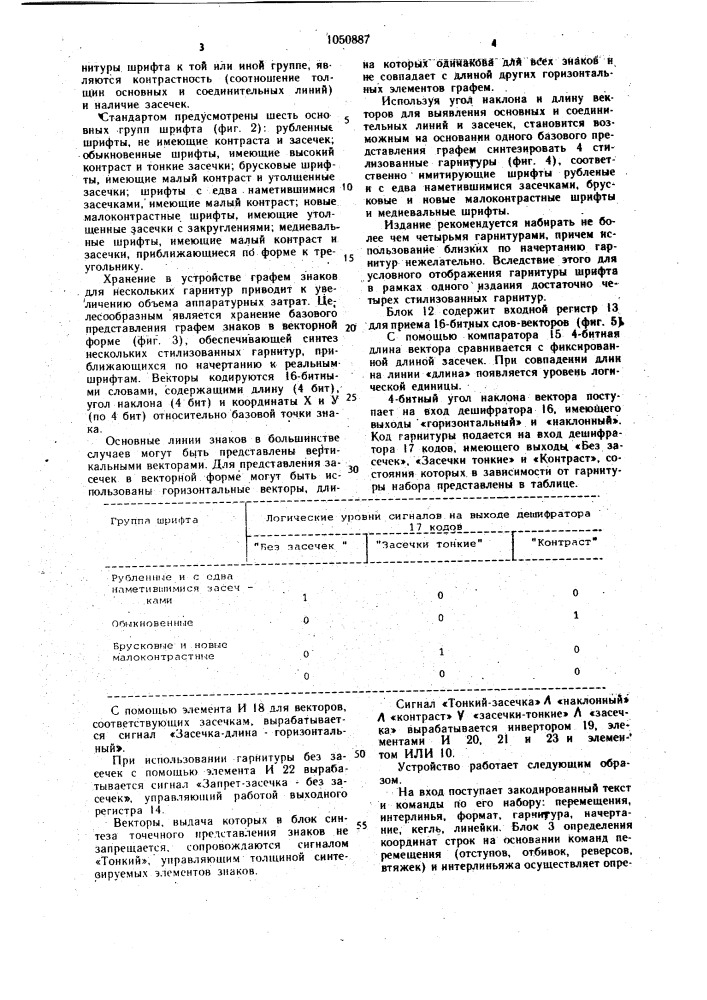 Устройство для контроля качества набора (патент 1050887)