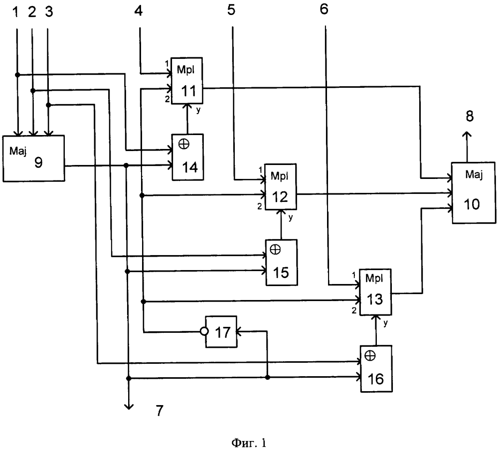 Компаратор двоичных чисел (патент 2626329)