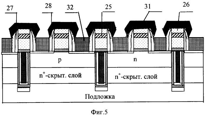 Способ изготовления кмоп транзисторов с приподнятыми электродами (патент 2329566)