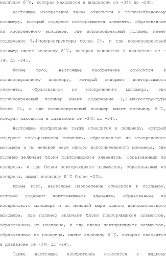 Полимеры изопрена из возобновляемых источников (патент 2505605)