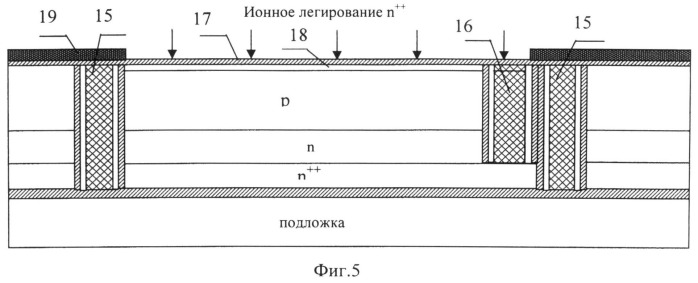 Способ изготовления самосовмещенного высоковольтного интегрального транзистора (патент 2492546)