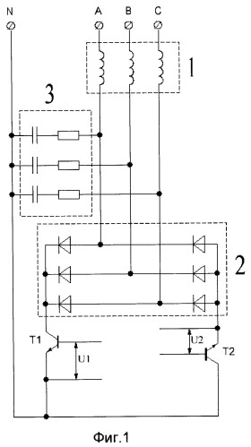 Электропривод с трехфазным асинхронным двигателем (патент 2418356)