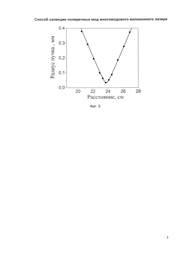 Способ селекции поперечных мод многомодового волоконного лазера (патент 2654987)