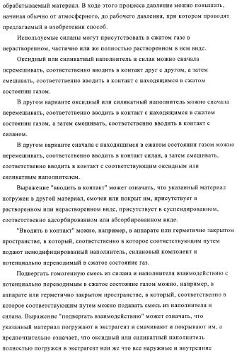 Способ и устройство для экстракции веществ из модифицированных силаном наполнителей (патент 2383572)