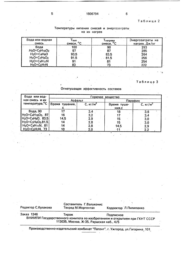 Способ тушения пожара (патент 1806794)