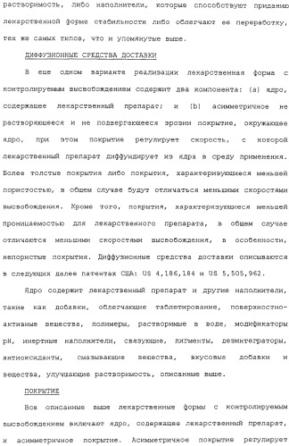 Контролируемое высвобождение активного вещества в среду с высоким содержанием жира (патент 2308263)