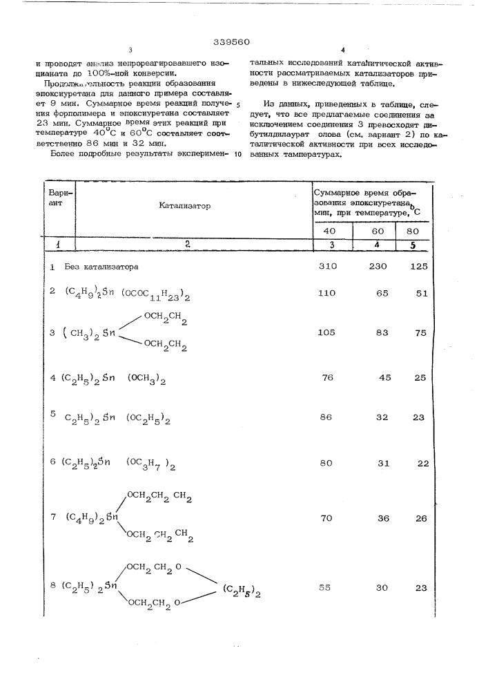 Способ получения полимеров с уретановыми группами в цепи (патент 339560)