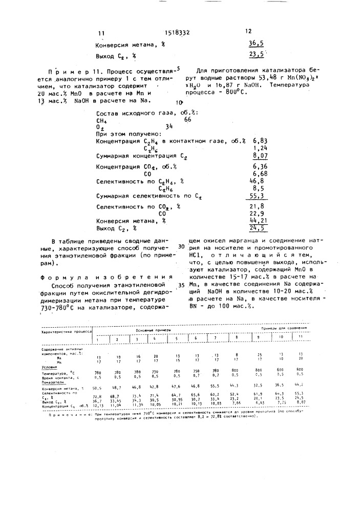 Способ получения этанэтиленовой фракции (патент 1518332)