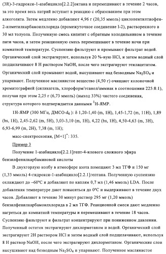 Карбаматные производные хинуклидина, фармацевтическая композиция на их основе и применение (патент 2321588)