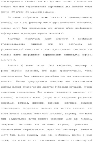 Антитела против вируса гепатита с (патент 2462475)