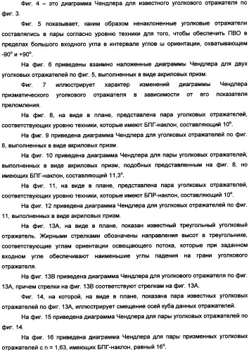 Массив уголковых отражателей, сформированный трехуровневыми бороздками (патент 2352967)