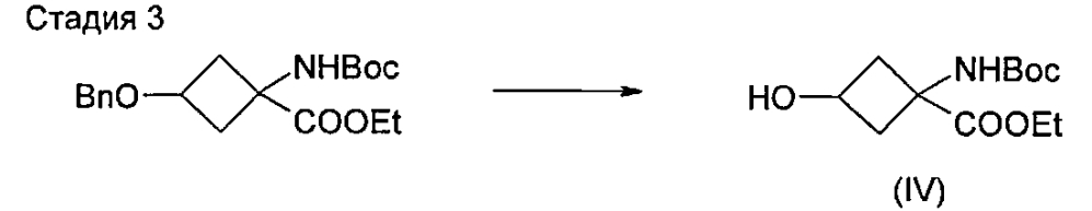Получение производного 1-амино-3-гидроксициклобутан-1-карбоновой кислоты (патент 2596829)