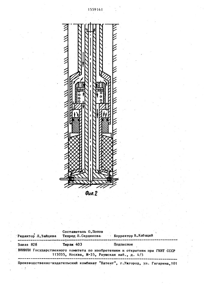 Устройство для направленного гидроразрыва горных пород (патент 1559141)