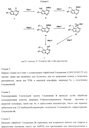 Пирролотриазиновые соединения как ингибиторы киназ (патент 2373209)