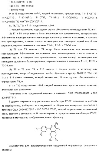 Использование ингибиторов pde7 для лечения нарушений движения (патент 2449790)