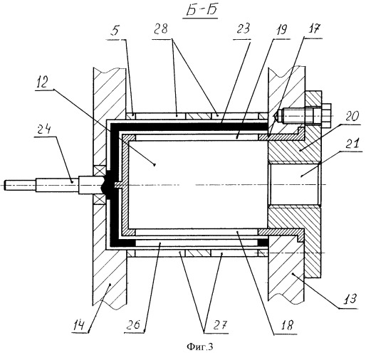 Роторно-поршневой двигатель внутреннего сгорания (патент 2351780)