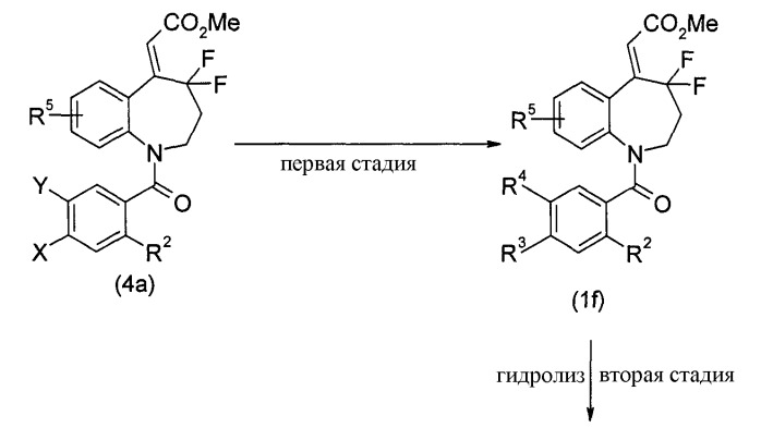 Производное 4,4-дифтор-1,2,3,4-тетрагидро-5н-бензазепина, его соль и содержащая его фармацевтическая композиция (патент 2268882)