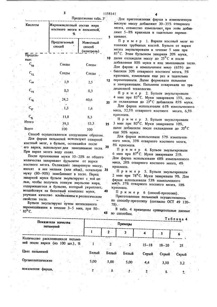 Способ приготовления пельменей (патент 1158141)