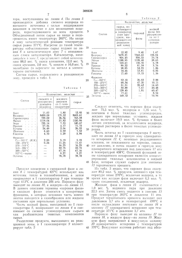 Способ переработки тяжелого нефтяного сырья (патент 306636)