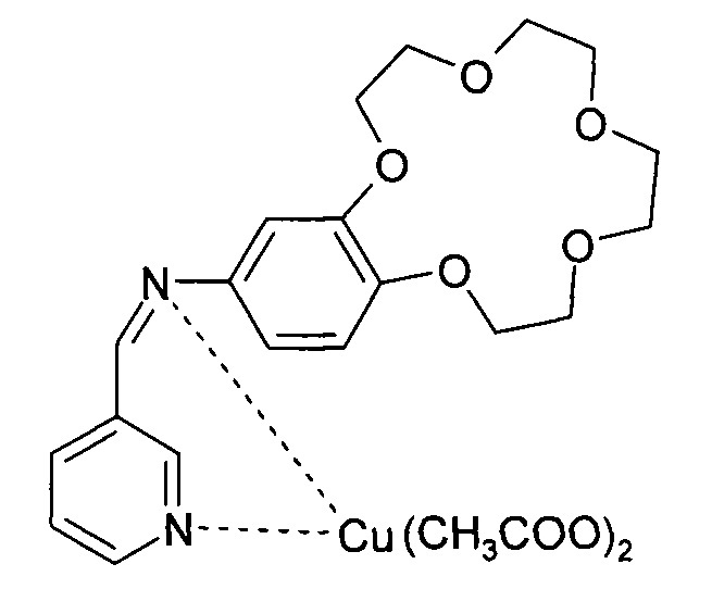 Медные комплексы пиридинилметиленамино-бензо-15-крауны-5 и способ их получения (патент 2661871)