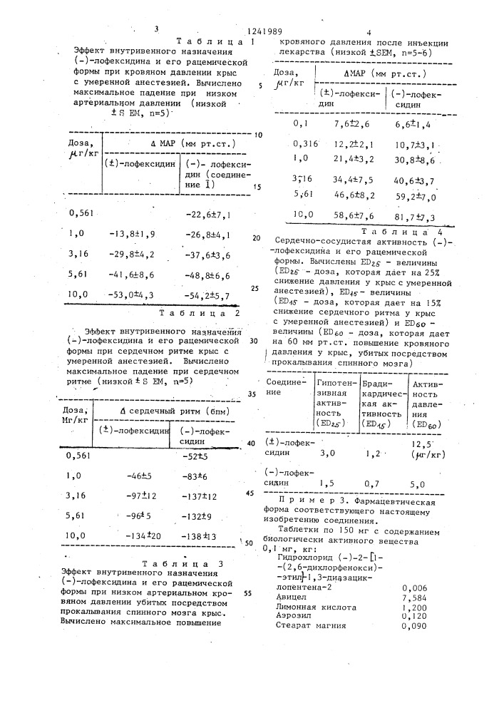 Способ получения (-)-2- @ 1-(2,6-дихлорфенокси)этил @ -1,3- диазациклопентена-2 или его гидрохлорида (патент 1241989)