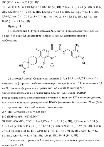 Замещенные хинолоны, обладающие противовирусной активностью, способ их получения, лекарственное средство и их применение для борьбы с вирусными инфекциями (патент 2433125)