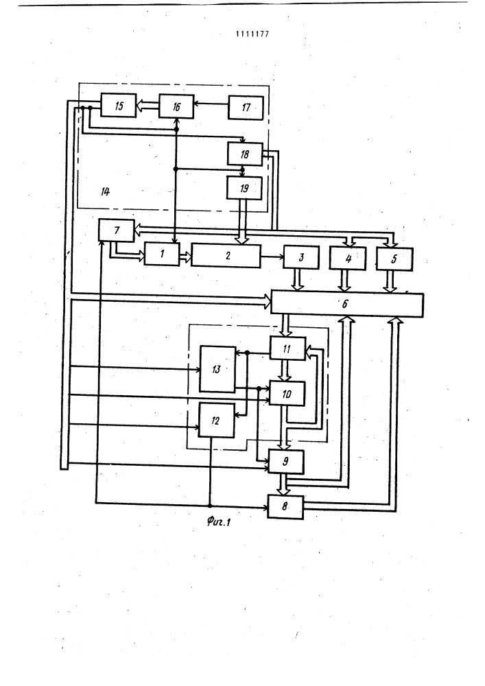 Устройство для управления автоматической комплектовкой деталей (патент 1111177)