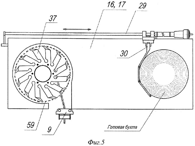 Автоматический бухтонамотчик (патент 2312054)