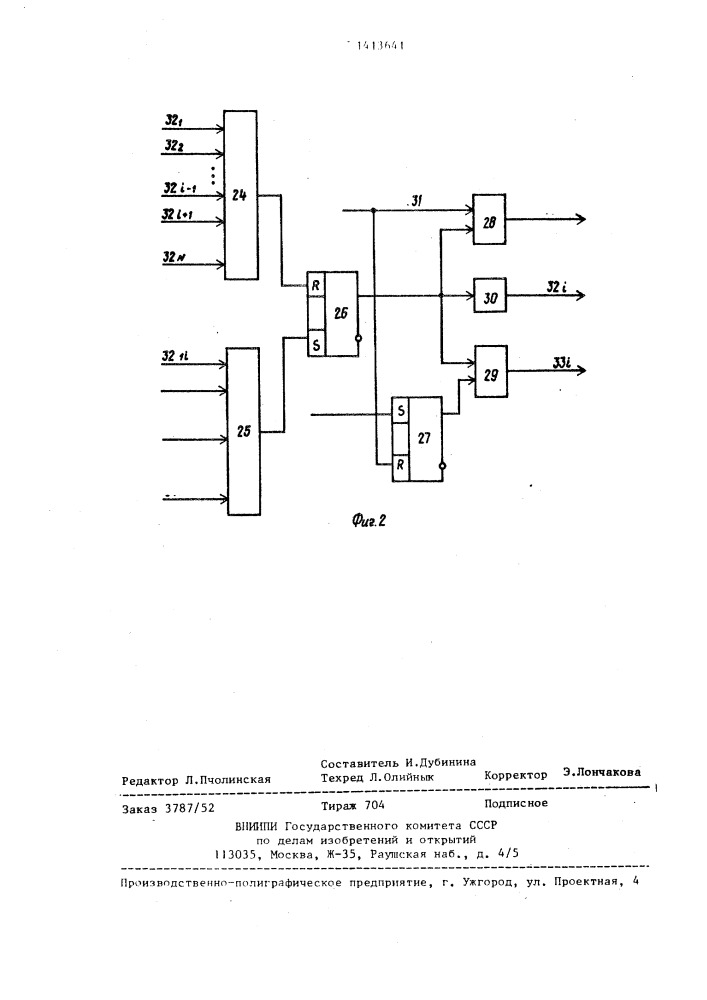 Устройство для моделирования систем связи (патент 1413641)