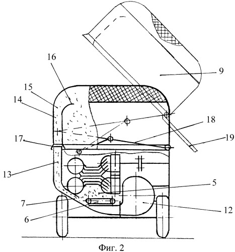 Подборщик-очесыватель лент льна (патент 2327335)