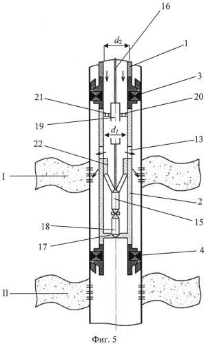 Устройство для одновременно-раздельной закачки жидкости в два пласта одной скважины (варианты) (патент 2517294)
