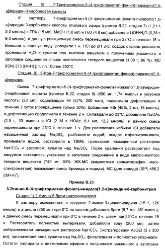 Производные ацетиленил-пиразоло-пиримидина в качестве антагонистов mglur2 (патент 2412943)