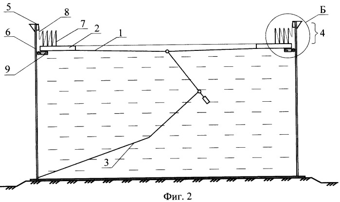 Плавающая крыша вертикального резервуара (патент 2302989)