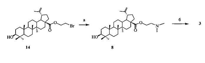 Способ получения сульфобетаинов на основе бетулиновой кислоты (патент 2588138)
