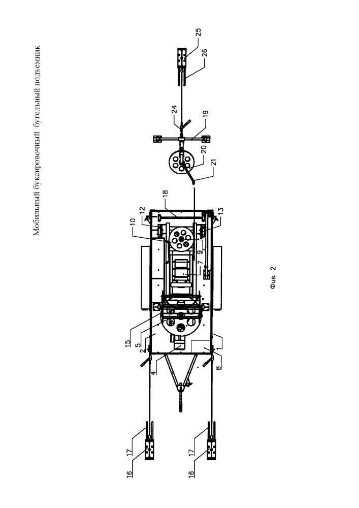 Мобильный буксировочный бугельный подъемник (патент 2619352)