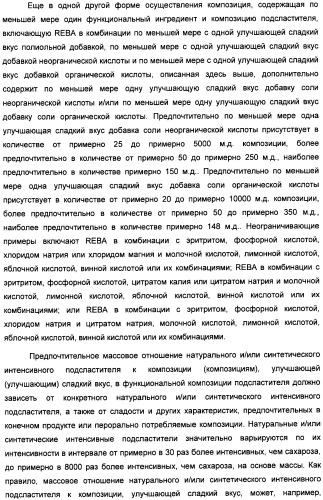 Композиция интенсивного подсластителя с кальцием и подслащенные ею композиции (патент 2437573)