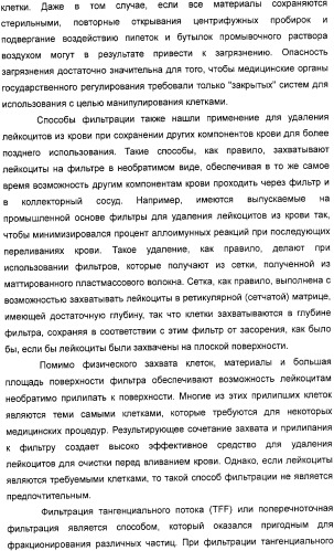 Устройство для фильтрации тангенциального потока и способы обогащения лейкоцитов (патент 2328317)