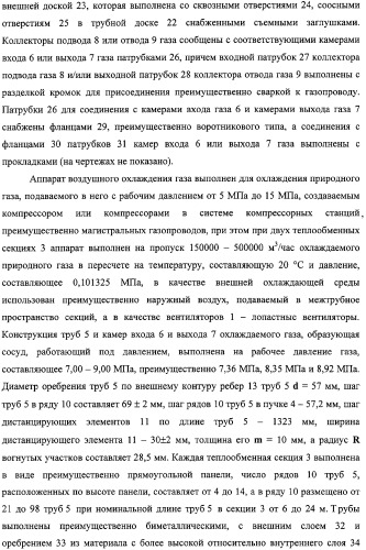 Аппарат воздушного охлаждения газа (варианты) (патент 2331830)