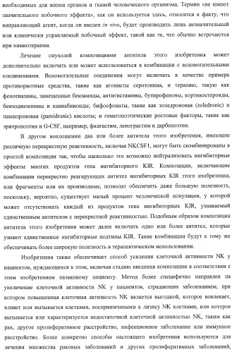 Композиции и способы регуляции клеточной активности nk (патент 2404993)